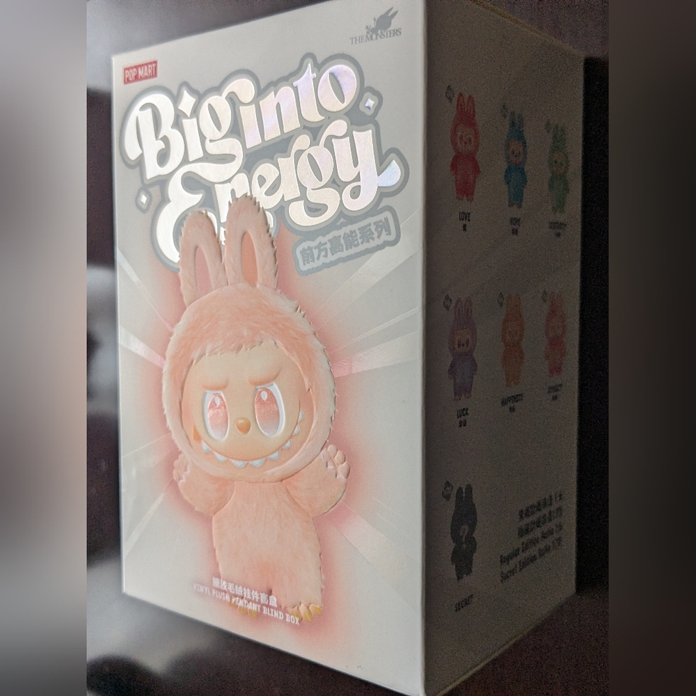 Sealed Labubu Big Into Energy Blind Box, Authentic, Direct From Popmart